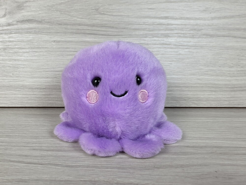 Palm Pals Aurora Plush Octopus Light Purple 4" Anthropomorphic SU19